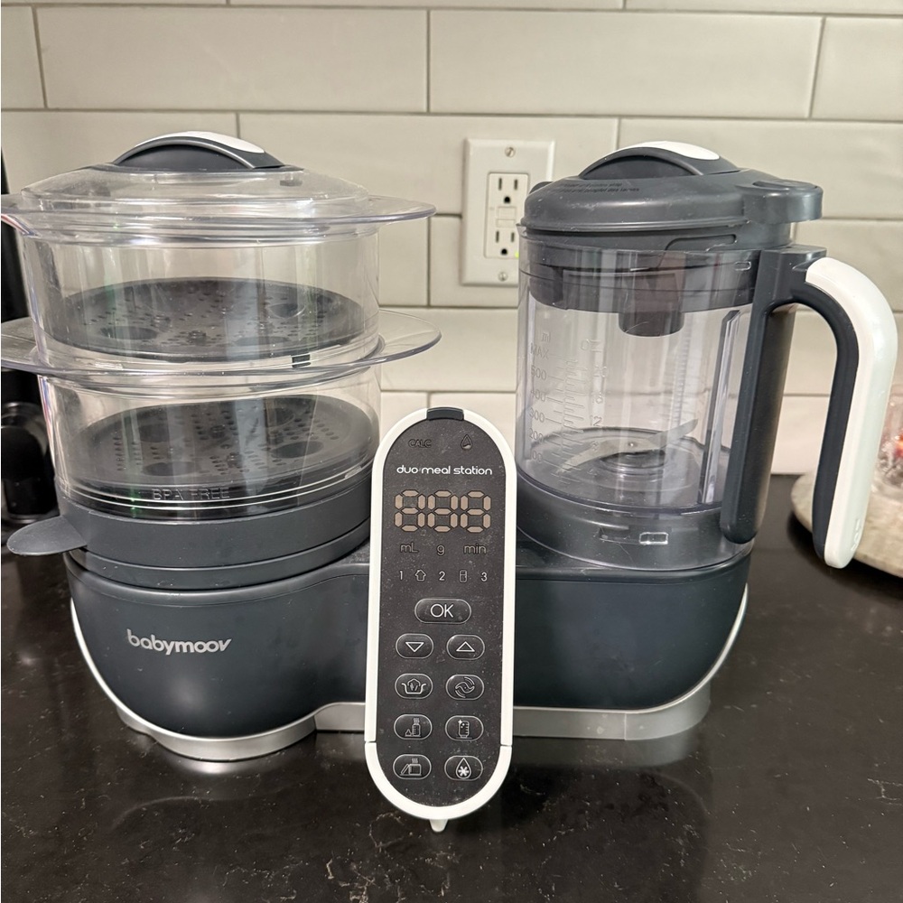 Babymoov Duo Meal Station in Gray